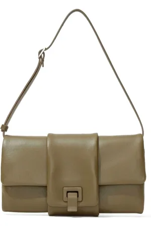 Proenza Schouler Torebki, Kobieta, Zielony, ONE SIZE, Skóra, Torebka na ramię Flip