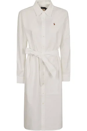 Ralph Lauren Sukienki, Kobieta, Biały, M, Elegancka Biała Sukienka