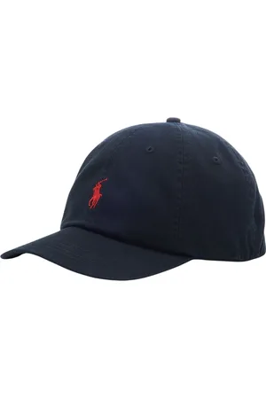 Ralph Lauren Akcesoria, Mężczyzna, Czarny, ONE SIZE, Bawełna, Czapka z daszkiem
