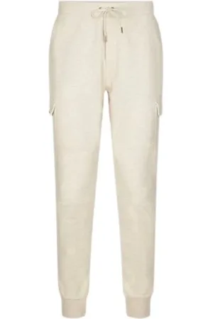 Ralph Lauren Spodnie, Mężczyzna, Beżowy, M, Bawełna, Spodnie Cargo Jogging