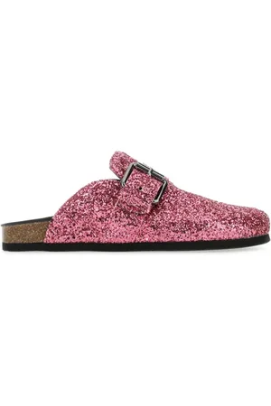 Serafini Buty, Kobieta, Różowy, 39 EU, Skóra, Sequin Buckle Mules