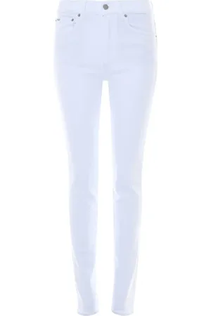 Ralph Lauren Jeansy, Kobieta, Biały, W25, Bawełna, Dżinsy Skinny Mid Rise