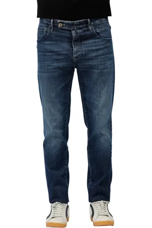 Incotex Jeansy, Mężczyzna, Niebieski, W38, Denim, Krojone jeansy regular