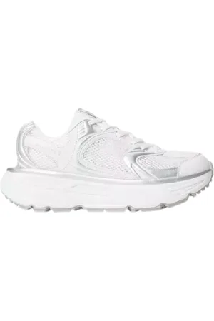 Twin-Set Buty, Kobieta, Biały, 38 EU, Białe Sneakersy Do Biegania W Tessuto