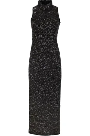 Max Mara Sukienki, Kobieta, Czarny, M, Poliester, Elegancka Sukienka dla Kobiet