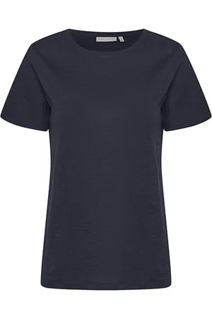 INWEAR Koszulki, Kobieta, Niebieski, 2XS, Bawełna, Almaiw T-Shirt