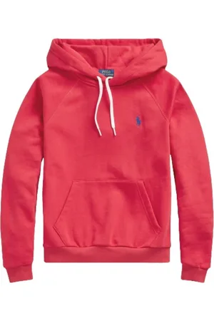 Ralph Lauren Bluzy, Kobieta, Czerwony, M, Bawełna, Bluza z kapturem Sunrise