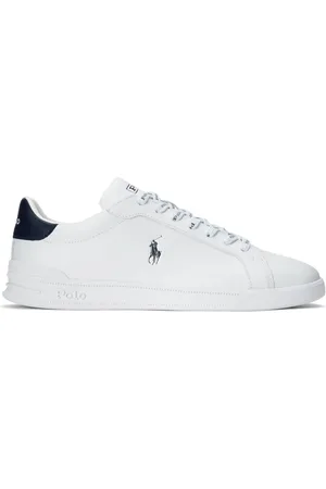 Ralph Lauren Buty, Mężczyzna, Biały, 42 EU, Skóra, Klasyczne tenisówki Heritage