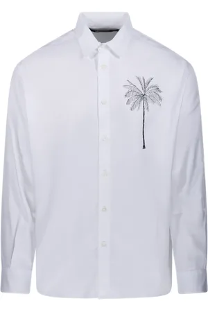 Jacquemus Koszule, Mężczyzna, Biały, L, Koszula Simon z Palmą