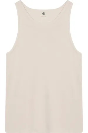THE GARMENT Koszulki, Kobieta, Beżowy, M, Stylowy Top dla Kobiet