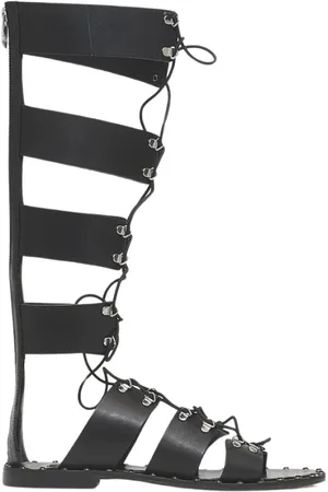 Pinko Buty, Kobieta, Czarny, 37 EU, Len, Selenio Sandal Leather
