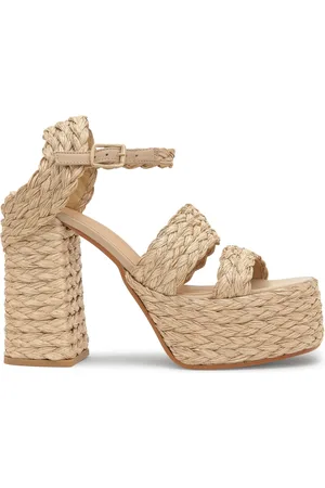 Castaner Buty, Kobieta, Beżowy, 36 EU, Sandały Z Obcasem 13 CM
