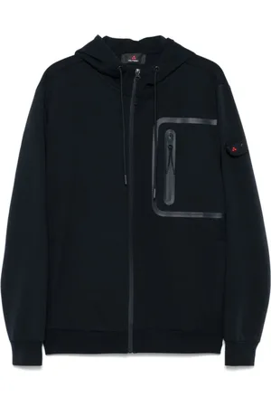 Peuterey Bluzy, Mężczyzna, Niebieski, S, Bawełna, Niebieska Bluza