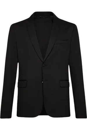 Dondup Kurtki, Mężczyzna, Czarny, M, Slim Fit Blazer