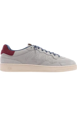 P448 Buty, Mężczyzna, Szary, 43 EU, Szary Skórzany Sneaker Model Vert 2