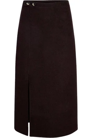 Proenza Schouler Spódnice, Kobieta, brązowy, M, Wełna, Spódnica Adrian