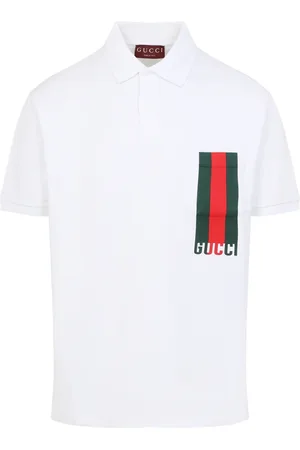 Gucci Koszulki, Mężczyzna, Biały, XL, Biała Koszulka & Polo Kolekcja