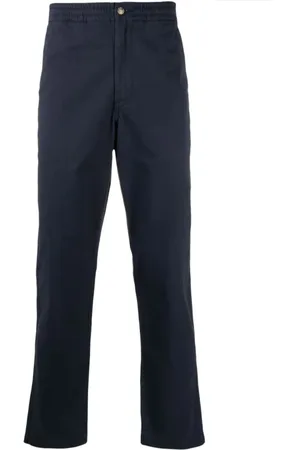 Ralph Lauren Spodnie, Mężczyzna, Niebieski, L, Bawełna, Casualowe niebieskie spodnie dresowe