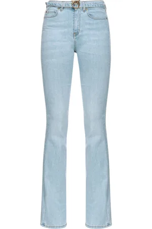 Pinko Jeansy, Kobieta, Niebieski, W26, Dżinsy Boot-cut