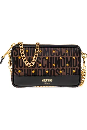Moschino Torebki, Kobieta, brązowy, ONE SIZE, Torba na ramię z logo