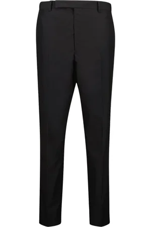 Prada Spodnie, Mężczyzna, Czarny, S, Bawełna, Slim-Fit Bawełniane Spodnie