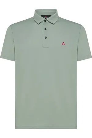Peuterey Koszulki, Mężczyzna, Zielony, 2XL, Bawełna, Zielona Koszulka Polo Mezzola 02