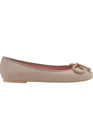 Pretty Ballerinas Buty, Kobieta, Beżowy, 38 EU, Zamsz, Beżowe Baleriny z Zamszu