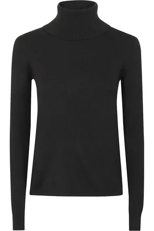 Max Mara Swetry, Kobieta, Czarny, M, Kaszmir, Golf z kaszmiru