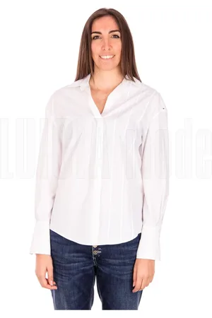 Max Mara Bluzki, Kobieta, Biały, XS, Bawełna, Manolo Casacca Shirt
