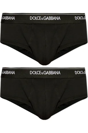 Dolce & Gabbana Bielizna, Mężczyzna, Czarny, S, Dwupak slipów