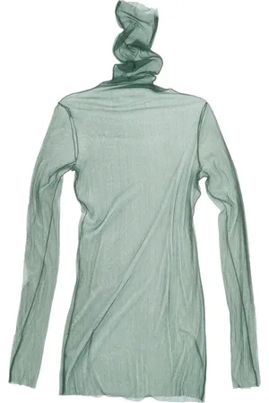 Cortana Koszulki, Kobieta, Zielony, XL, Tiul, łabędź z tiulu, ciemnozielony top