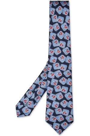 Kiton Akcesoria, Mężczyzna, Niebieski, ONE SIZE, Niebieski Jedwabny Elegancki Szal