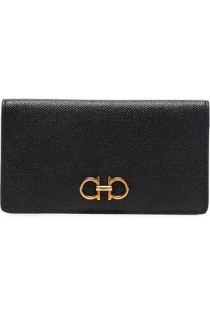 Salvatore Ferragamo Akcesoria, Kobieta, Czarny, ONE SIZE, Must-Have Portfel dla Nowoczesnej Kobiety