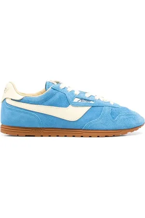 Autry Buty, Mężczyzna, Niebieski, 41 EU, Zamsz, Niebieskie Zamszowe Sneakersy