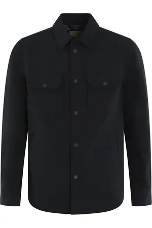 Woolrich Kurtki, Mężczyzna, Niebieski, XL, Lekka Ramar Overshirt