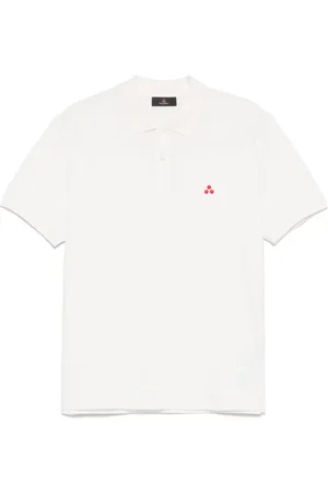 Peuterey Koszulki, Mężczyzna, Biały, L, Bawełna, Koszulka Polo Zeno 02