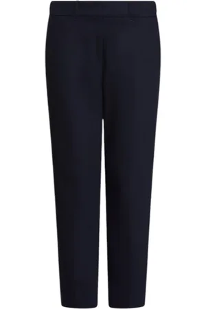 MARELLA Spodnie, Kobieta, Niebieski, XS, Bawełna, Niebieskie Spodnie Cygaretki Elegancki Komfort