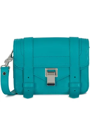 Proenza Schouler Torebki, Kobieta, Niebieski, ONE SIZE, Bawełna, PS1 Mini Torebka Crossbody