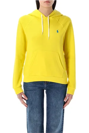 Ralph Lauren Bluzy, Kobieta, Żółty, S, Bawełna, Hoodie