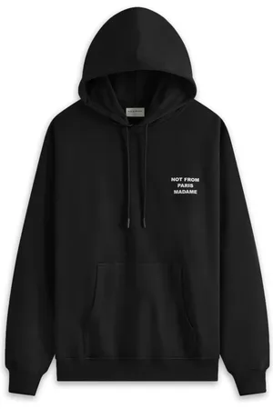 Drôle de Monsieur Bluzy, Mężczyzna, Czarny, S, Slogan Hoodie