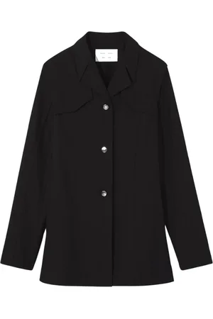 Proenza Schouler Kurtki, Kobieta, Czarny, S, Drapowana Marynarka