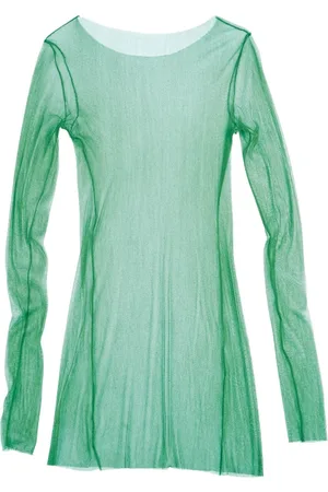 Cortana Koszulki, Kobieta, Zielony, 2XL, Tiul, t de tul, top vert 679