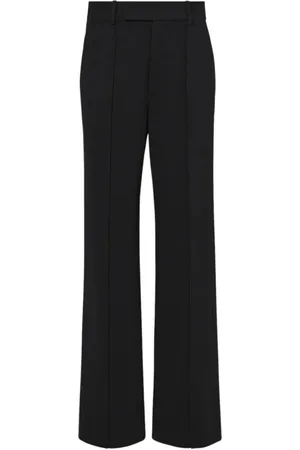 Proenza Schouler Spodnie, Kobieta, Czarny, S, Matowe spodnie z wiskozy krepy