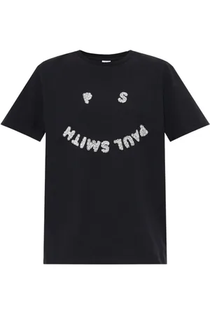 Paul Smith Koszulki, Kobieta, Czarny, M, Bawełna, Logo T-Shirt