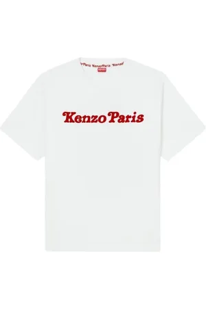 Kenzo Koszulki, Mężczyzna, Biały, M, Białe T-shirty i Pola Oversize Krótki Rękaw