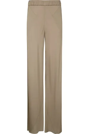 Giorgio Armani Spodnie, Kobieta, brązowy, L, Jedwabny Komplet Trzech Spodni Georgette