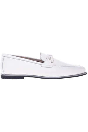 BALDININI Buty, Mężczyzna, Biały, 40 EU, Loafer in tumbled leather