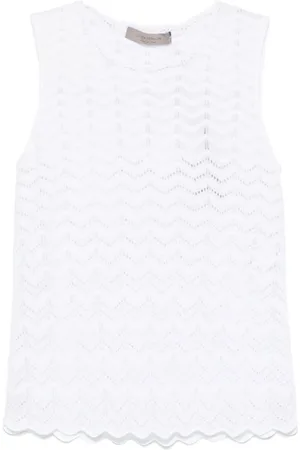 D.EXTERIOR Koszulki, Kobieta, Biały, M, Elegancki T-shirt Bianco Ss 25