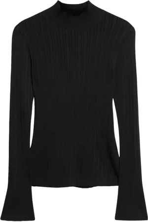 Ivy & Oak Swetry, Kobieta, Czarny, L, Kylie Knitted Viscose Top