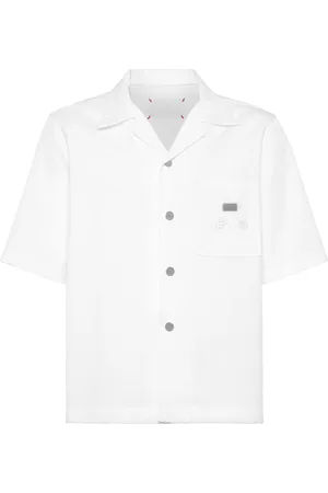 Philipp Plein Koszule, Mężczyzna, Biały, L, Stylowa Koszula